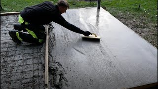 Betonování Základová Deska  Podlaha  Garáž  Kůlna  Concreting Base Slab  Floor Garage  Shed [upl. by Lindeberg115]