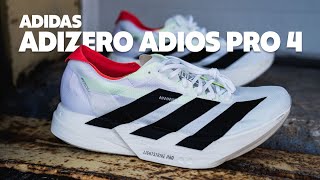 Adidas Adizero Adios Pro 4  Full Review [upl. by Arlin]