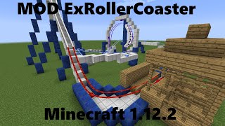 ¡Mod Montañas rusas Minecraft ExRollerCoaster 1122 [upl. by Stclair438]