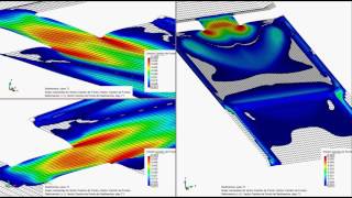 Downstream erosion by dam break  Validation case Iber model [upl. by Arikihs]