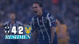 MONTERREY 42 TIGRES J12  PARTIDAZO FIMBRES HÉROE y el CLÁSICO es RAYADO [upl. by Ellekim]