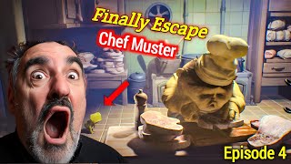 quotFINALLY I ESCAPED THE CHEF  Little Nightmare Gameplay Episode 4  Horror Game [upl. by Reeba]