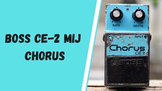 boss ce 2 chorus pedal [upl. by Alene521]