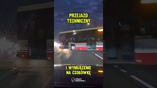 🚌 Wymuszenie autobusu MZK na czołówkę 💢 [upl. by Mulford256]