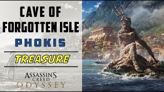 Cave of Forgotten Isle Phokis  Loot Treasure Location  ASSASSINS CREED ODYSSEY [upl. by Eelram925]