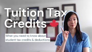 TUITION TAX CREDITS Explained for Canadian Students T2202 TD1 amp T1213 forms [upl. by Betsey]