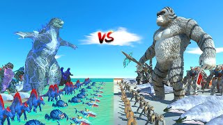 Godzilla Destroys  Godzilla vs Kong  Mechagodzilla  Destroyer  Shin Godzilla  Raijin  ARBS [upl. by Anawek]