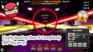 Completing Floor 8 Room 5 in The House TD Chapter 3 Update Final Floor Finished [upl. by Carena919]