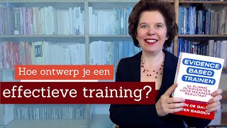 Hoe ontwerp je een effectieve en evidence based training [upl. by Arthur673]