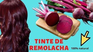 Reflejos rojizos en tu cabello con remolacha ¡Tinte 100 natural [upl. by Rosaline]