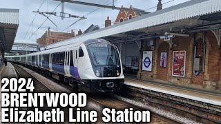 BRENTWOOD Elizabeth Line Station 2024 [upl. by Bibbye122]