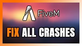 FIX FiveM Crashing Freezing Not Launching Stuck amp Black Screen [upl. by Tsirc]