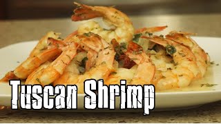 Creamy Tuscan Garlic Buttered Shrimp  Keto recipe [upl. by Myra]