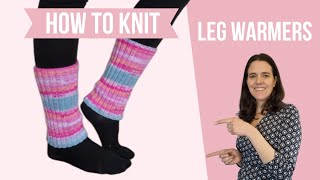 Knitting Leg Warmers For Beginners [upl. by Llerrahs]