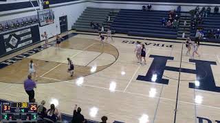 Hudson High School  IA  vs East Marshall High School Womens JV Basketball [upl. by Ayyidas]