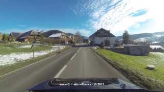 Switzerland 254 Camera on board From Worb to Wiggen GoPro Hero3 UHD4K to 1080p25 [upl. by Ennyrb]