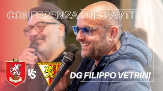 Grosseto vs Poggibonsi il DG Filippo Vetrini [upl. by Noyes]