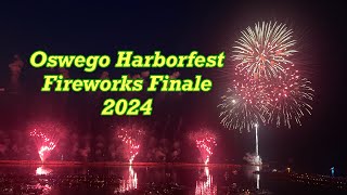 Oswego Harborfest Fireworks Finale [upl. by Anatollo]