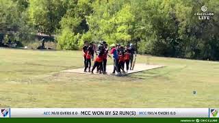 8th DFW ITCA Cricket Tournament 24  ACC Vs MCC [upl. by Maryl93]