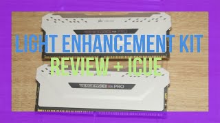 Corsair Vengeance RGB PRO Light Enhancement Kit Review 4K [upl. by Nolahc]