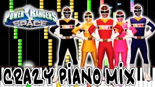 Crazy Piano Mix POWER RANGERS IN SPACE Theme [upl. by Darum565]