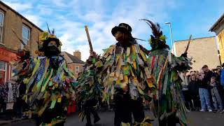 13 January 2024 Webley by Bourne Borderers at the Whittlesea Straw Bear Festival [upl. by Azzil]