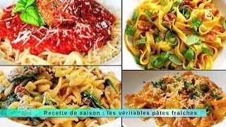 210514 Recette de saison  les véritables pâtes fraîches [upl. by Yrral]