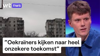 Reporter Marijn Trio over oorlog in Oekraïne quotRussen sturen golven militairen op Oekraïners afquot [upl. by Lucinda]