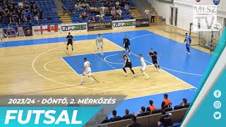 SG Kecskemét Futsal – Haladás VSE  13  Férfi Futsal NB I  1Helyért 2 forduló  MLSZTV [upl. by Lockhart]