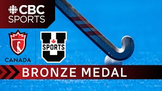 Field Hockey Canada University Championship Bronze Medal Game  CBCSports [upl. by Leahcimnoj510]