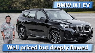 2024 BMW iX1 Malaysian review  U11 EV priced from RM272k [upl. by Aynatahs]