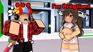 I Became PREGNANT Roblox Brookhaven 🏡RP [upl. by Winnah]