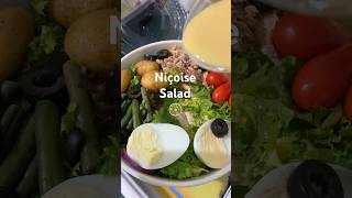 Niçoise Salad🥗 casper crunchy mixed greensalad salad saladrecipes healthy tuna egg beans [upl. by Ajdan]