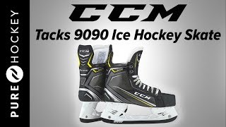 CCM Tacks 9090 Ice Hockey Skate  Product Review [upl. by Essilevi]