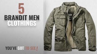 Top 10 Brandit Men Clothings  Winter 2018  Brandit Mens Britannia Winter Jacket Olive size L [upl. by Gerstein]