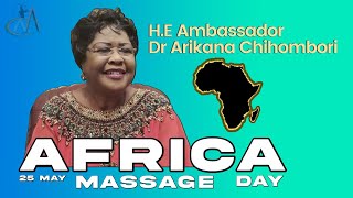 HE Ambassador Dr Arikana Chihombori Quao AFRICA DAY MESSAGE quotNo Justice no Peacequot [upl. by Ashlin]