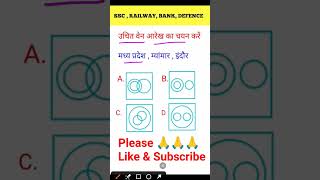 Ven diagram questions reasoning  वेन आरेख  sscgd  sscchsl [upl. by Cower]