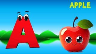 Fruit ABC Song for Children  Phonics for Kids  Alphabet Letters [upl. by Drugge]