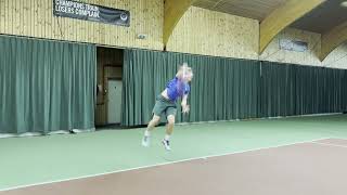 MEET MATS VERVLOET  COLLEGE TENNIS RECRUIT WITH OVERBOARDER [upl. by Heda421]