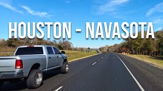 Houston to Navasota Drive with me on a Texas highway [upl. by Anevad]