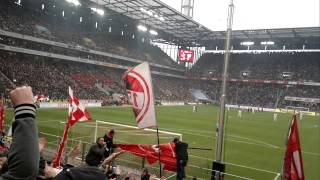 Derby 1 FC Köln gegen Bayer Leverkusen Südkurve [upl. by Aynik434]