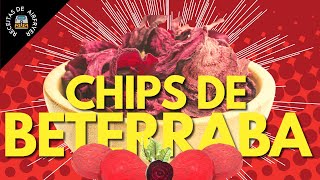 CHIPS DE BETERRABA NA AIRFRYER [upl. by Sansen770]