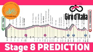 Giro dItalia 2023 Stage 8 PREVIEW  FAVOURITES  PREDICTION [upl. by Ocimad]