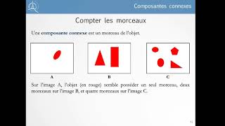 Master Informatique Biomédicale  Traitement dimages Cours 6  Propriétés Compter des objets [upl. by Ahsilrak429]