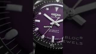 🌊 Vulcain Skindiver Nautique Limited Edition Purple Dial 🟣 [upl. by Cowey]