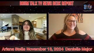 Drum Talk TV News Desk Report  November 13th 2024 [upl. by Siulegroj]