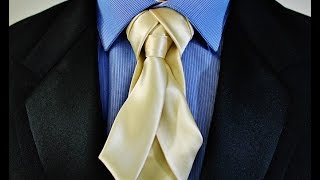 How To Tie a Tie  VTrix knot [upl. by Monarski]