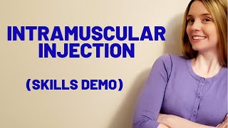 How to Give an IM Intramuscular injection in the Buttocks  Dorsogluteal Hip Injection Technique [upl. by Stag]