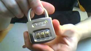 ABUS 16040 Combination Padlock Picked [upl. by Avrom]