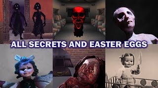 All Secrets amp Easter Eggs in The Doll House  Spookys Jump Scare Mansion DLC [upl. by Yentterb223]